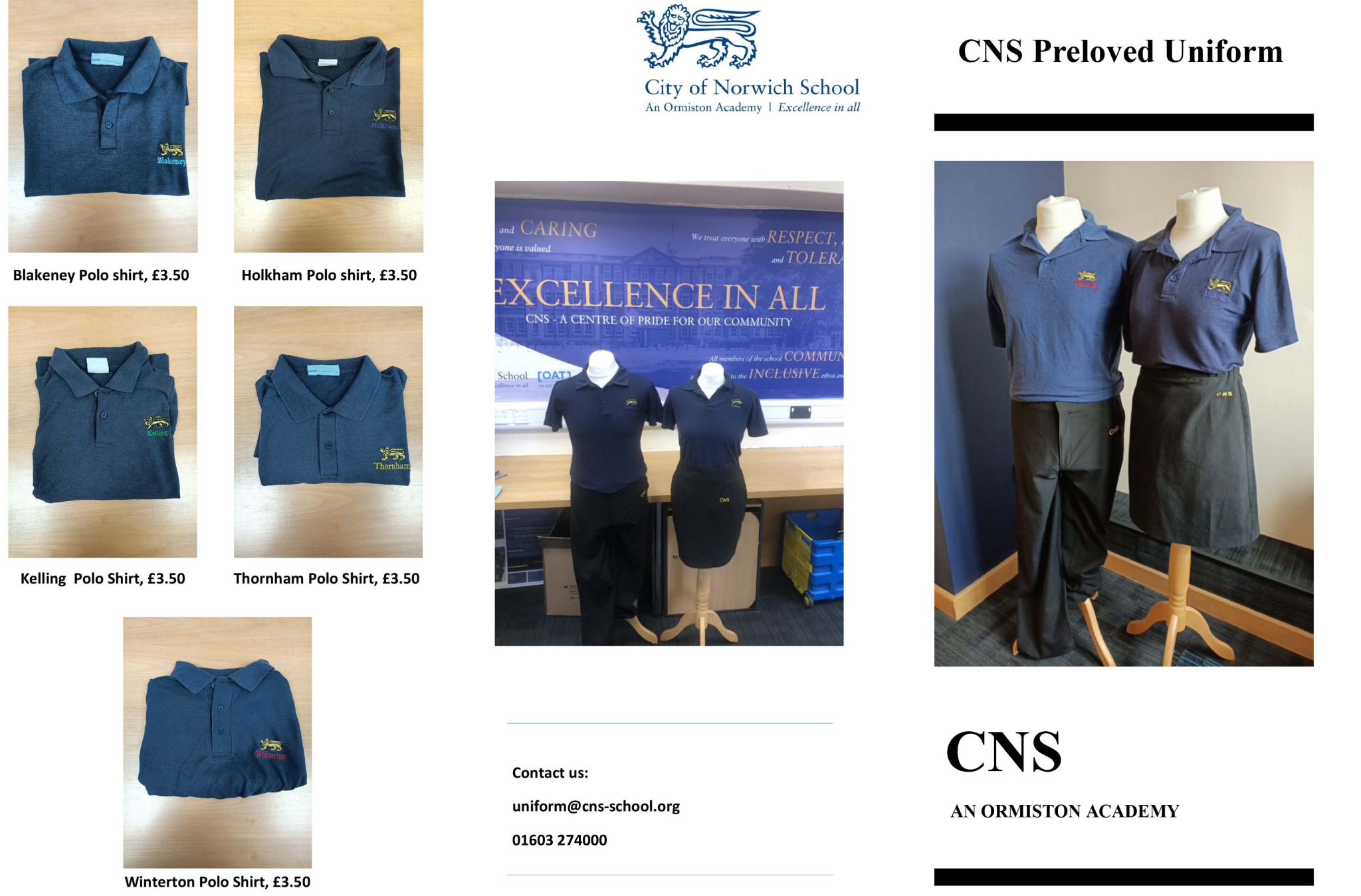 City of Norwich School - Second Hand Uniform Sales