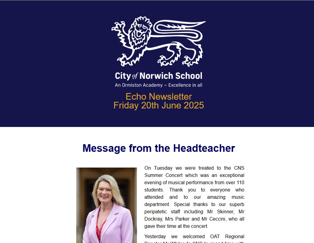 Echo Newsletter, Friday 20th June 2025