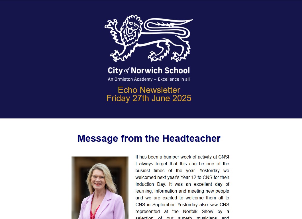Echo Newsletter, Friday 27th June 2025