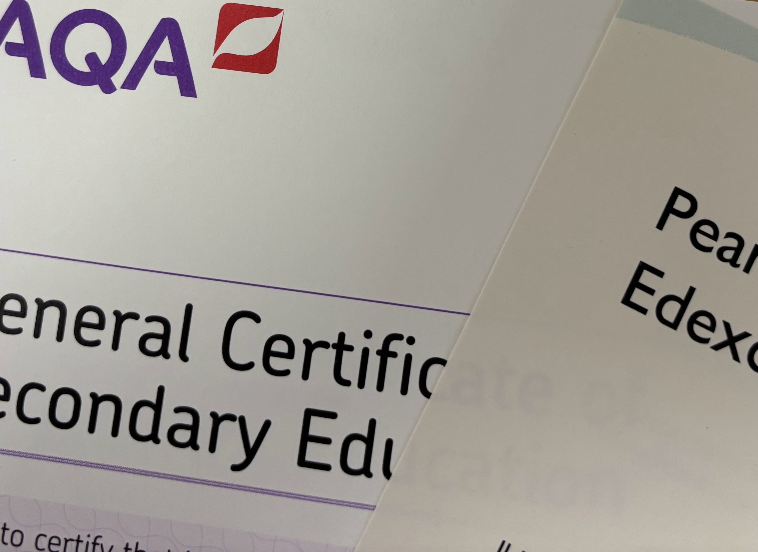 Collection of Summer 2025 Exam Certificates