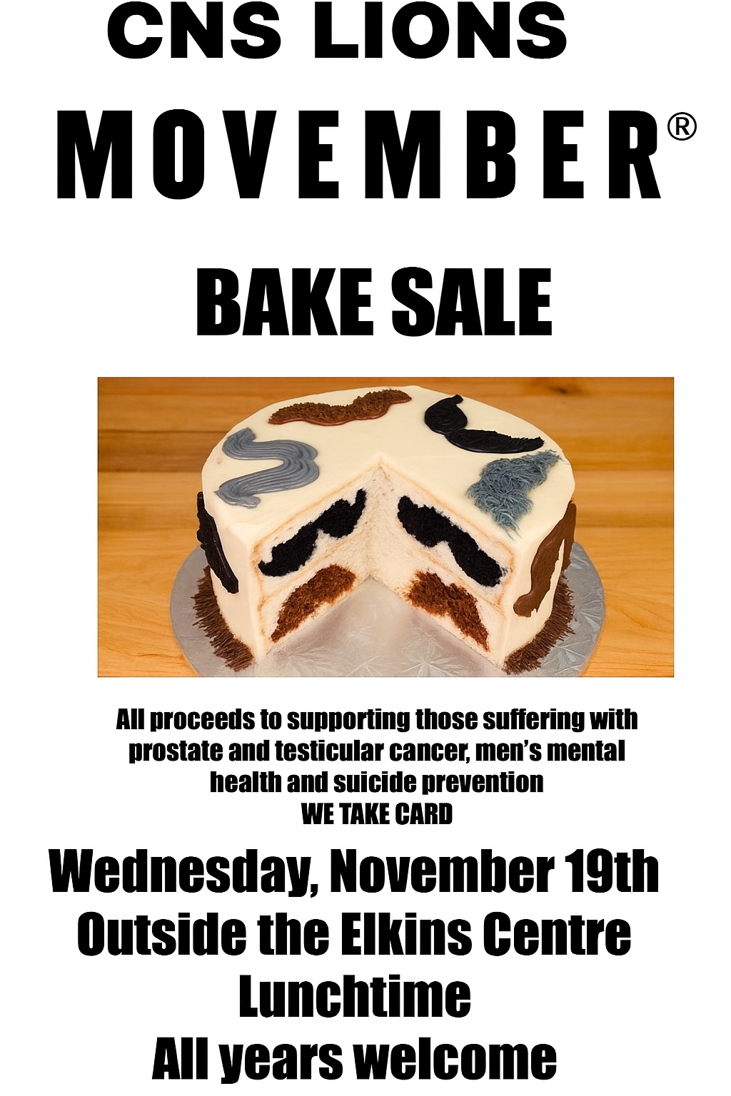 CNS Lions Fundraise for Movember