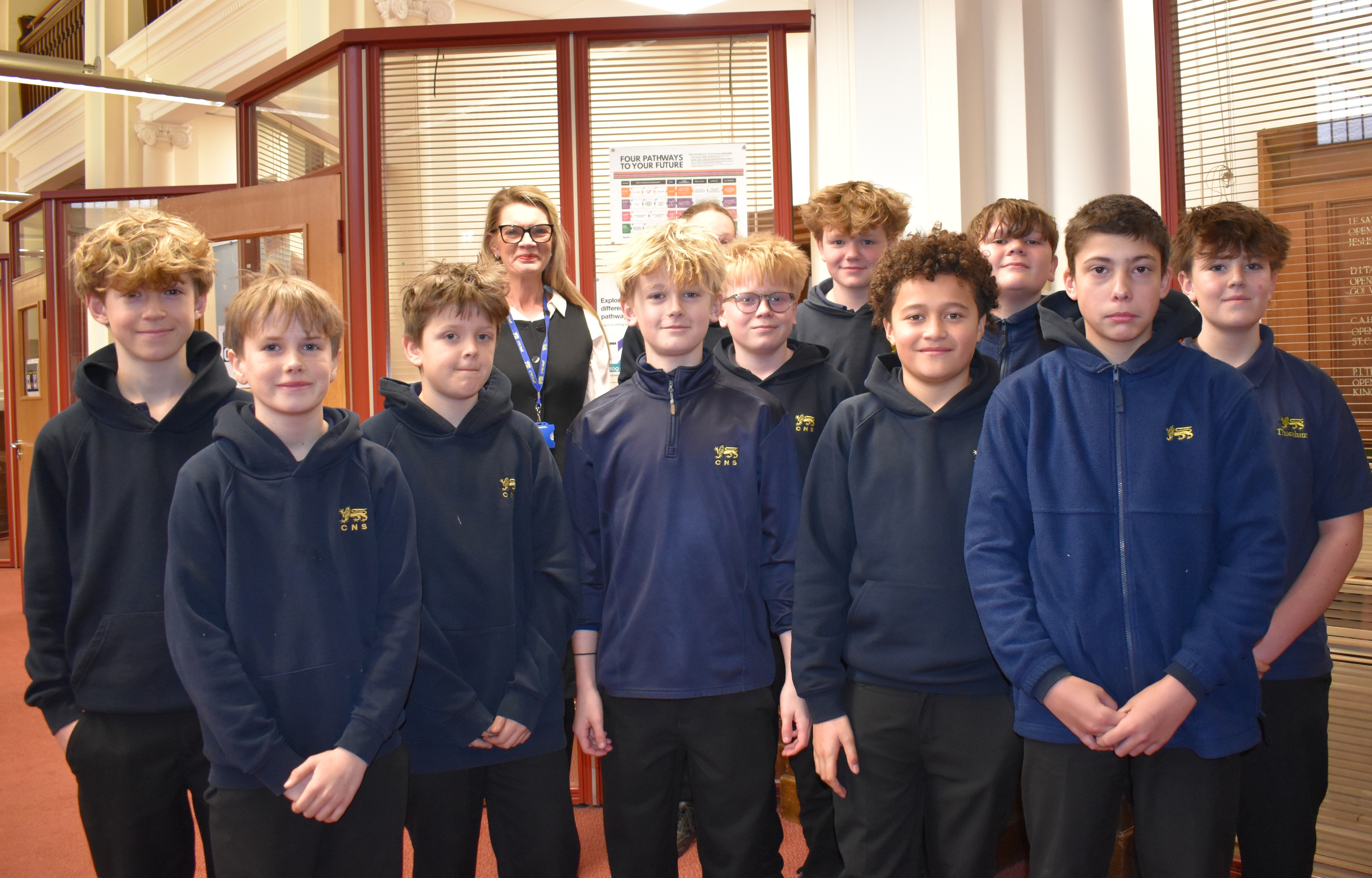 Year 8 football team show kindness and team spirit